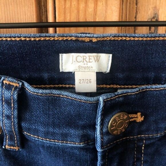 J. Crew 27 / 26‎ Stretch Dark Wash Skinny Jeans - Picture 3 of 8